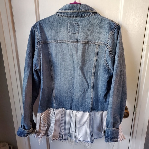 Upcycle jean jacket s/m - Picture 8 of 8